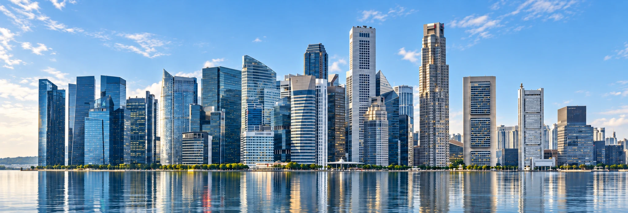 Singapore waterfront skyline