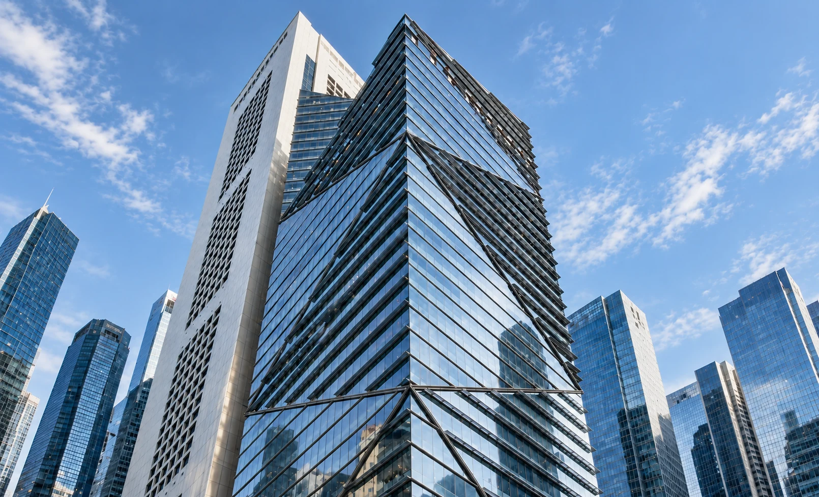 Office towers in Singapore