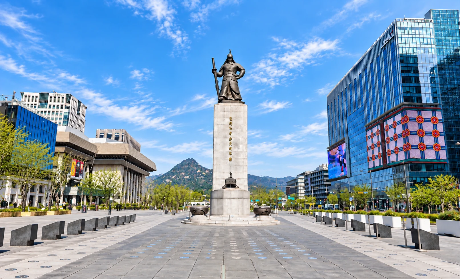 Gwanghwamun Square in Seoul